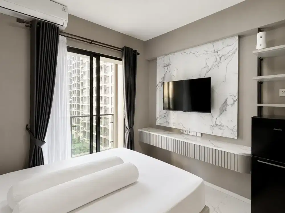 Disewakan Apartemen Skyhouse Bsd studio Full Furnished view Pool