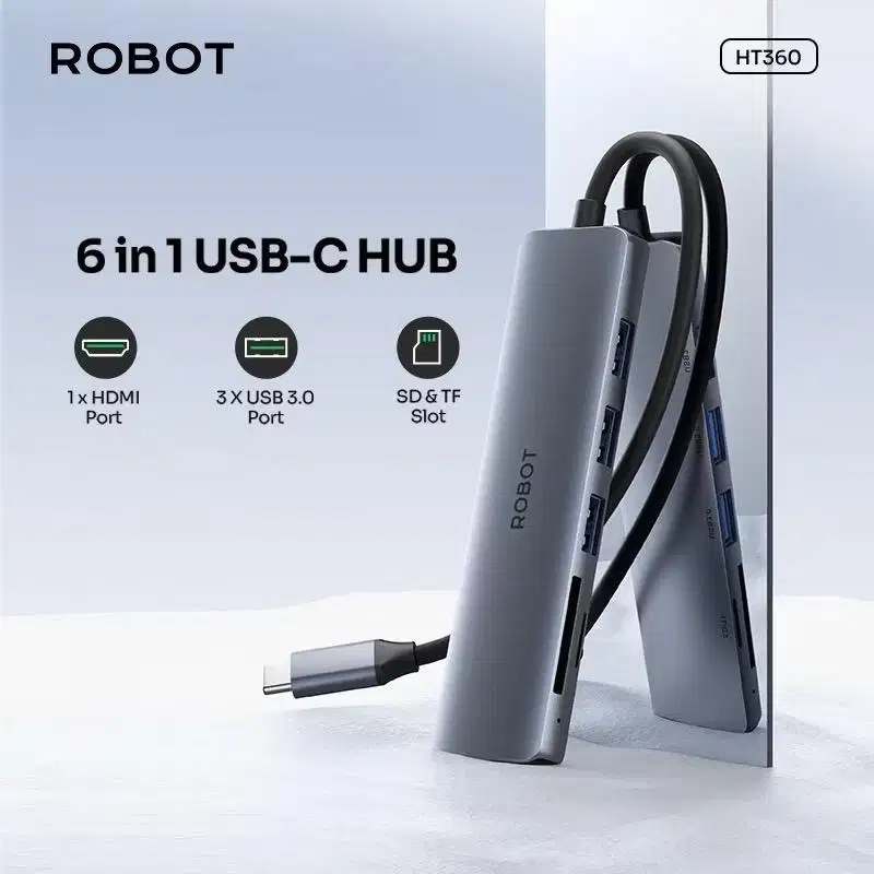 USB HUB ROBOT HT360 GARANSI 1 TAHUN