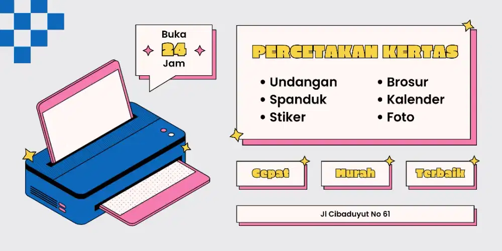 open order segala jenis kebutuhan percetakan seperti sticker dan label