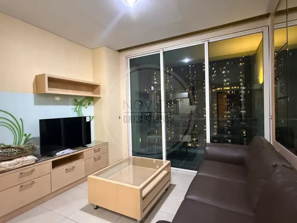 Disewakan Apartemen Central Park Residence Jakarta Barat – 2 BR + 1 Furnished, Best View, Favorite Tower Nego