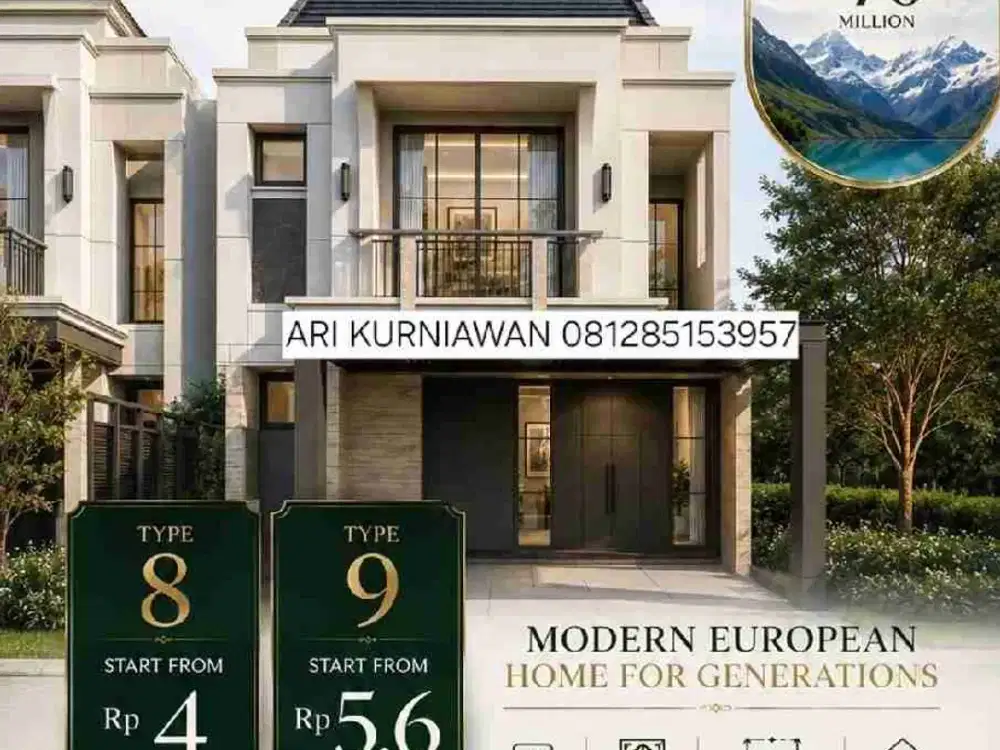 NEW TYPE ARMONT RESIDENCES MULAI 4MILYAR TYPE MONARD LOKASI TERBAIK type 8 !