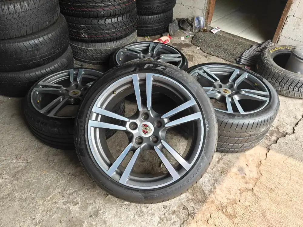 Jual vleg OEM Porsche R20 pcd 5x130 madien Germany original 4pcs