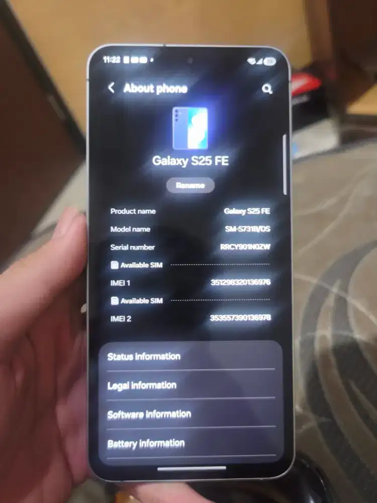 Samsung S25 FE 8/256 Navy