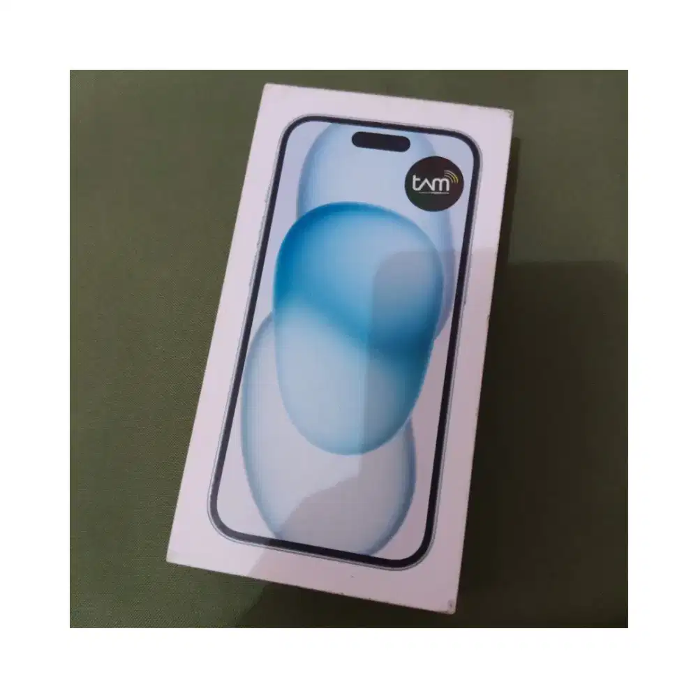 iPhone 15 Blue iBox TAM Like New MulusGaransi Panjang