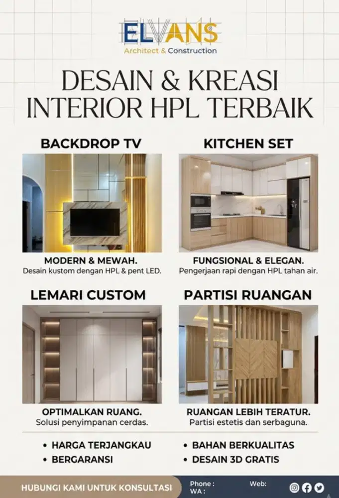bakcdrobe TV dan interior furniture