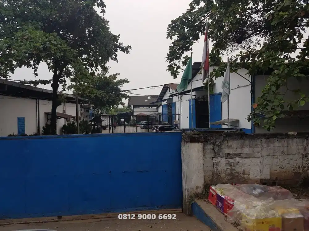 Dijual Tanah dan Bangunan Pabrik di Periuk Kota Tangerang dekat Bandara