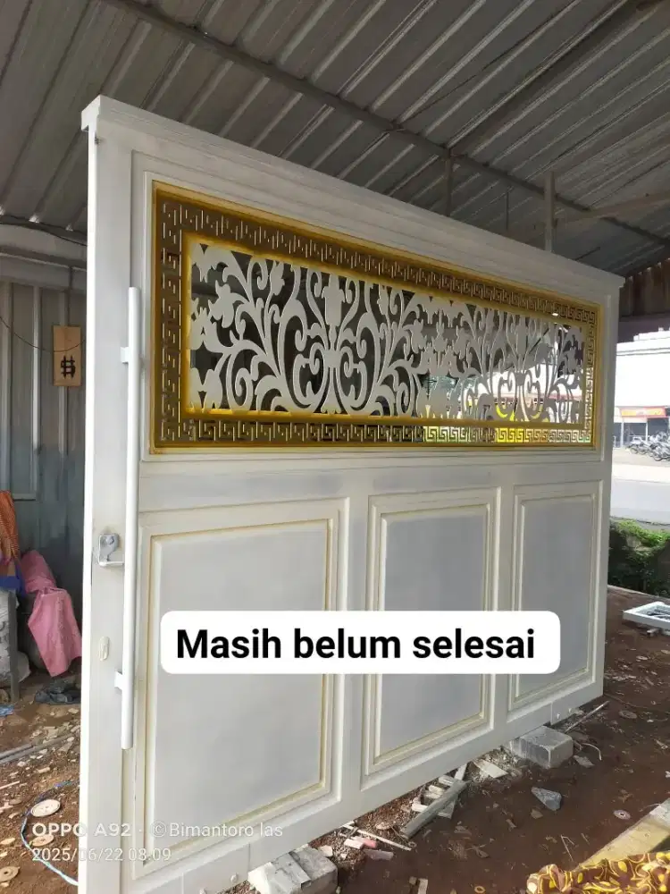 Pagar plat lassercating