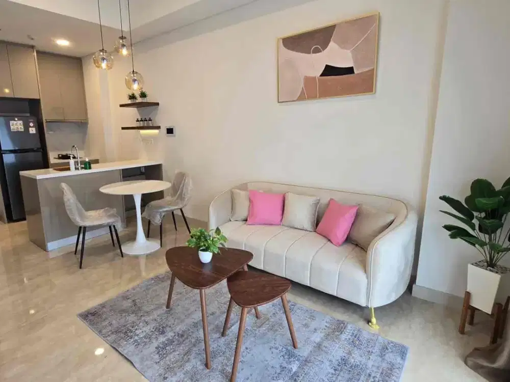 Disewakan Apartement 1 Br Full Furnished Lantai 30 Unit Baru di Arumaya Residence TB Simatupang - Jakarta Selatan