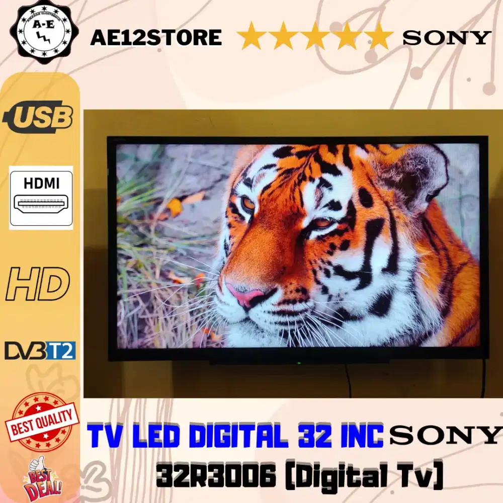 Tv led Sony digital 32 inc second berkualitas