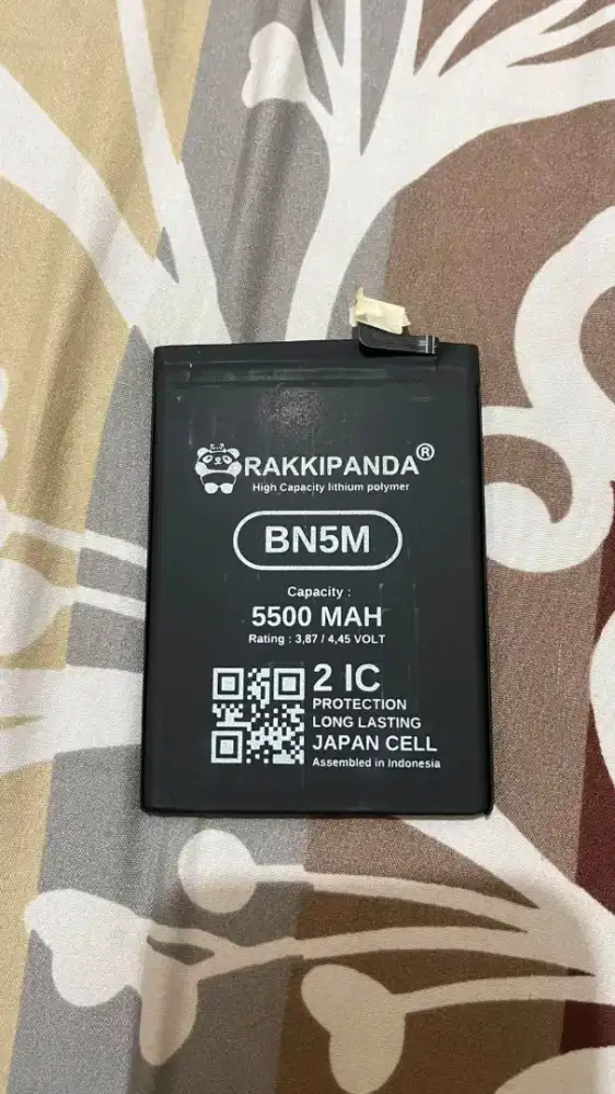 Baterai Redmi Note 12 4G merek Rakki Panda