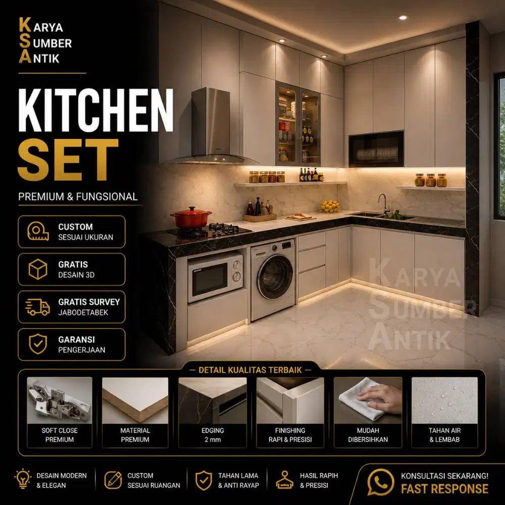 KITCHEN SET CUSTOM - TANGERANG SELATAN