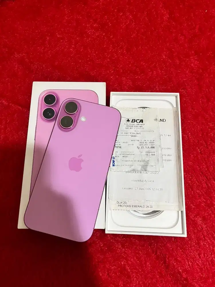 IPHONE 16 128GB DIGIMAP PINK BELI GARANSI 1 TAHUN