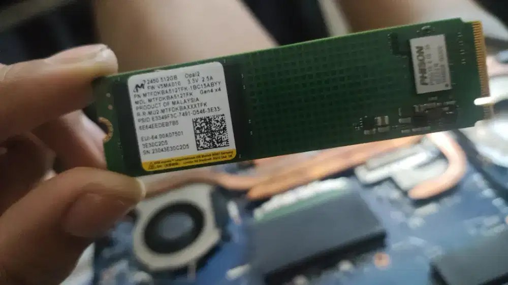 Jual SSD NVME 2450 PHISON ORI COPOTAN LAPTOP GEN 4X4