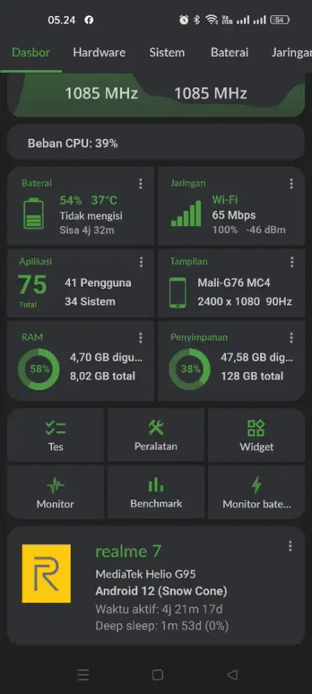 Realme 7 Support NFC , Ram 8/128gb ,