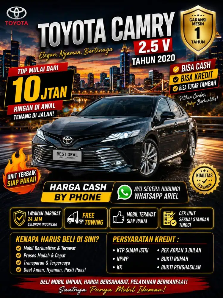 Toyota Camry 2.5 V 2020