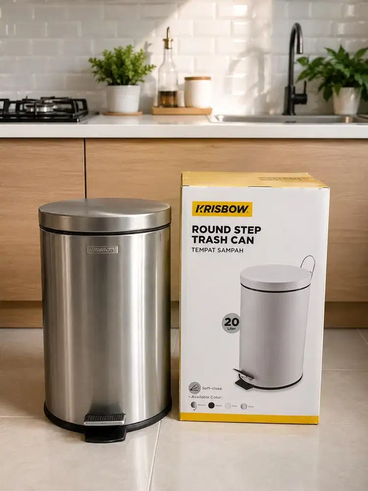 Tempat sampah 12L Krisbow new