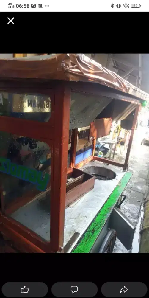 Tinggal make ja gerobak siomay minus pemakaian kelengkapan kompor