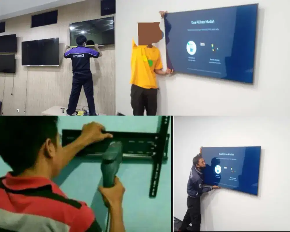 Braket +pasang atau jasa pasang terima rapih breket bracket led tv