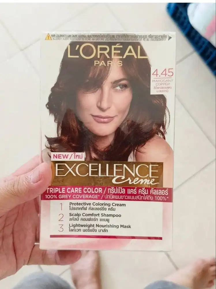 Jual loreal pewarna rambut 4.45 mahogany copper