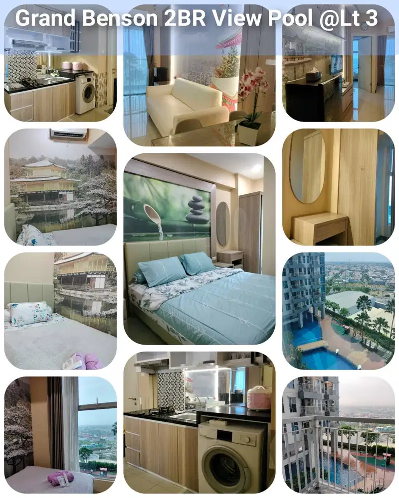 DISEWAKAN CEPAT 2BR Apartment Benson Pakuwon Mall