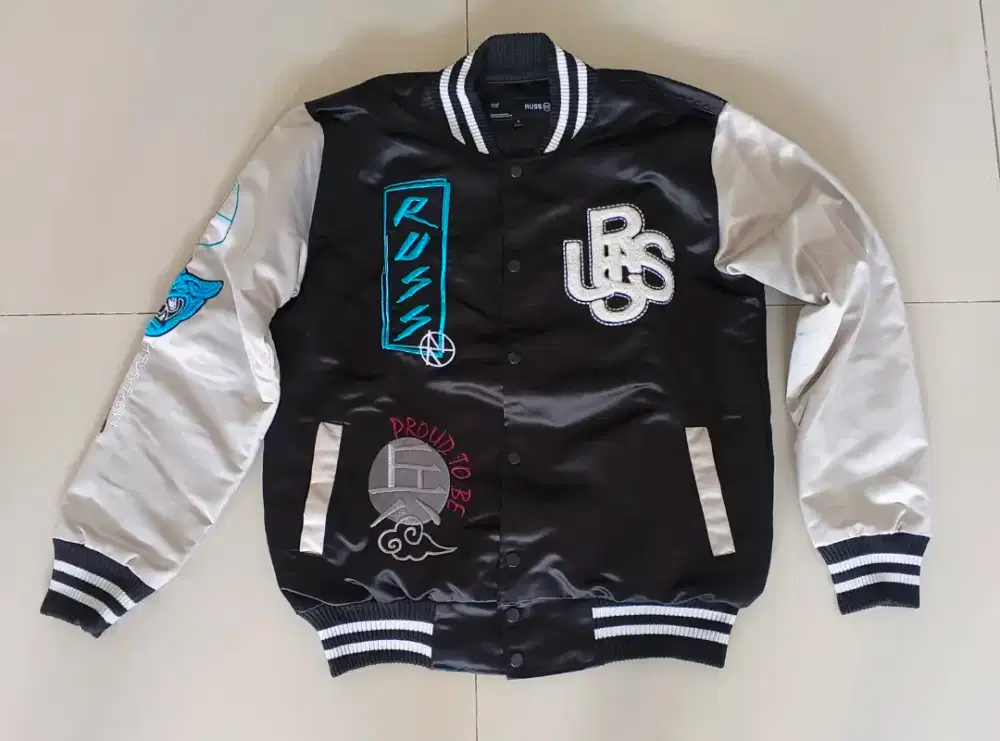 [ori local brand] jaket varsity RUSS