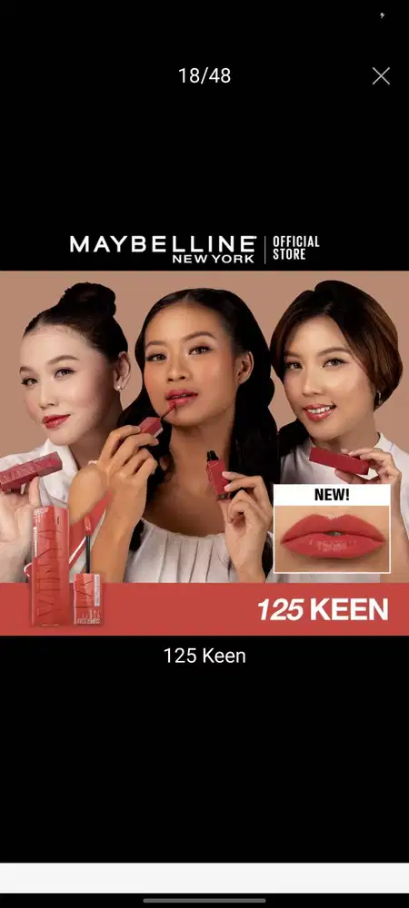 Maybelline Vinyl Ink 125 Keen
