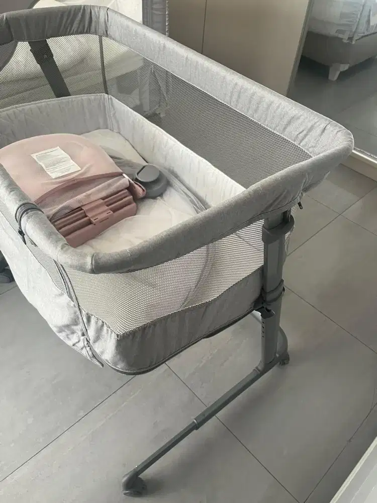 Babydoes 3 in 1 bedside grey