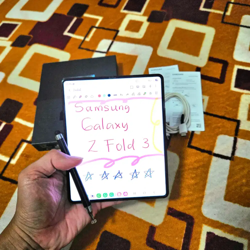 Samsung Galaxy Z Fold 3 ORI SEIN RAM 12/512GB Mulus Fullset
