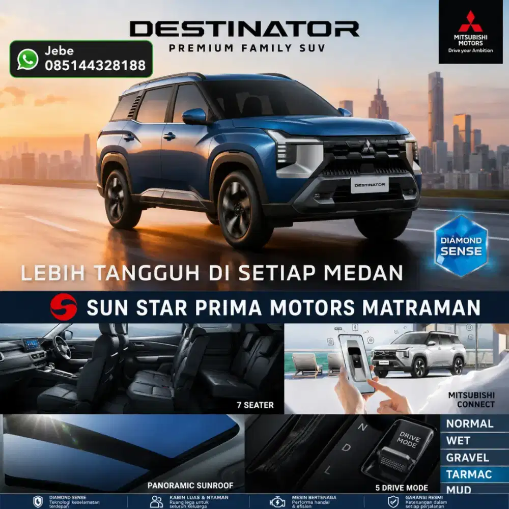 MITSUBISHI DESTINATOR SEMUA TYPE DISKON PULUHAN JUTA