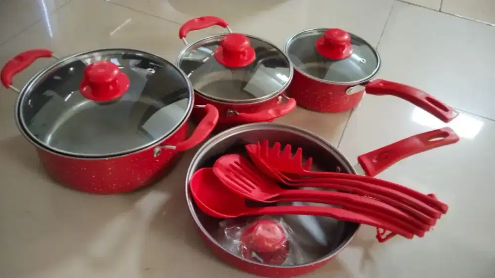 SET COOKWARE MERK ORANGE ORIGINAL PABRIK