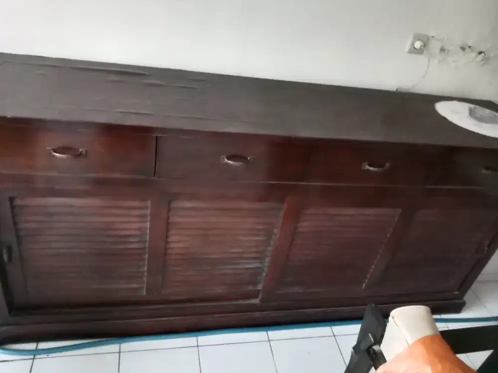 Meja Buffet Jati Asli