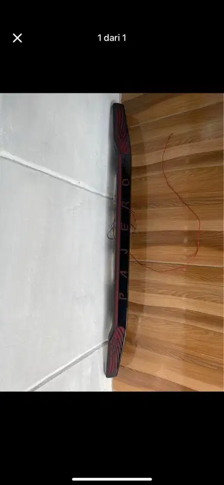 Trunklid pajero sport model lampu
