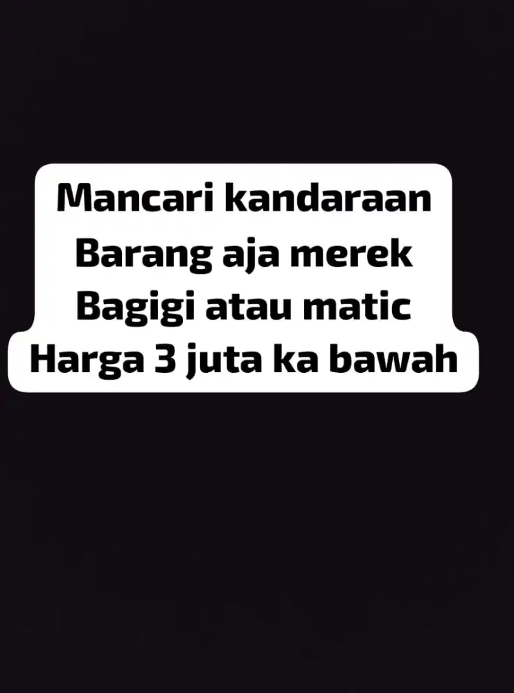 Mancari motor bekas