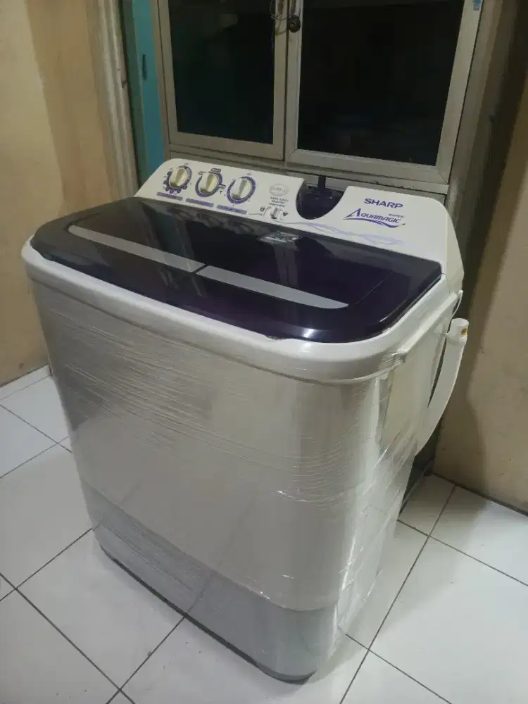 MESIN CUCI MERK SHARP 8 KG NORMAL SIAP PAKAI