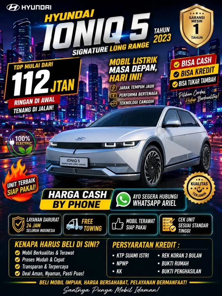 Hyundai ionic 5 signature long range 2023
