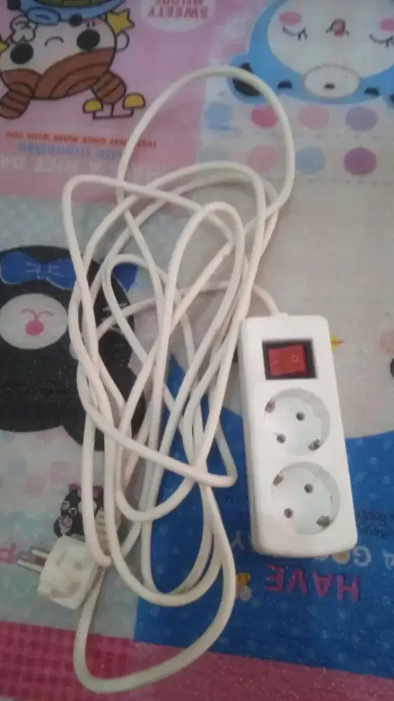 Dijual kabel 2colokan (3meter)