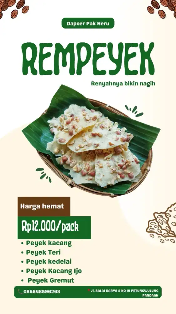 Jual Aneka Rempeyek