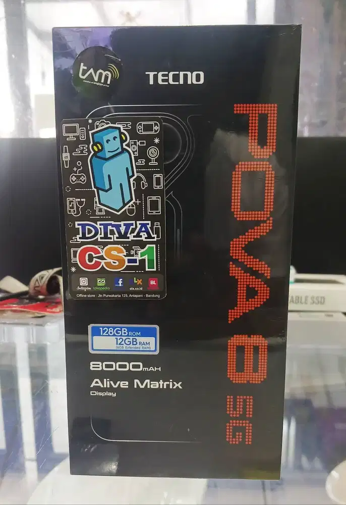 Tecno POVA 7 5G Dimensity 7100 Batre 8000mAh 45W Fast Charging