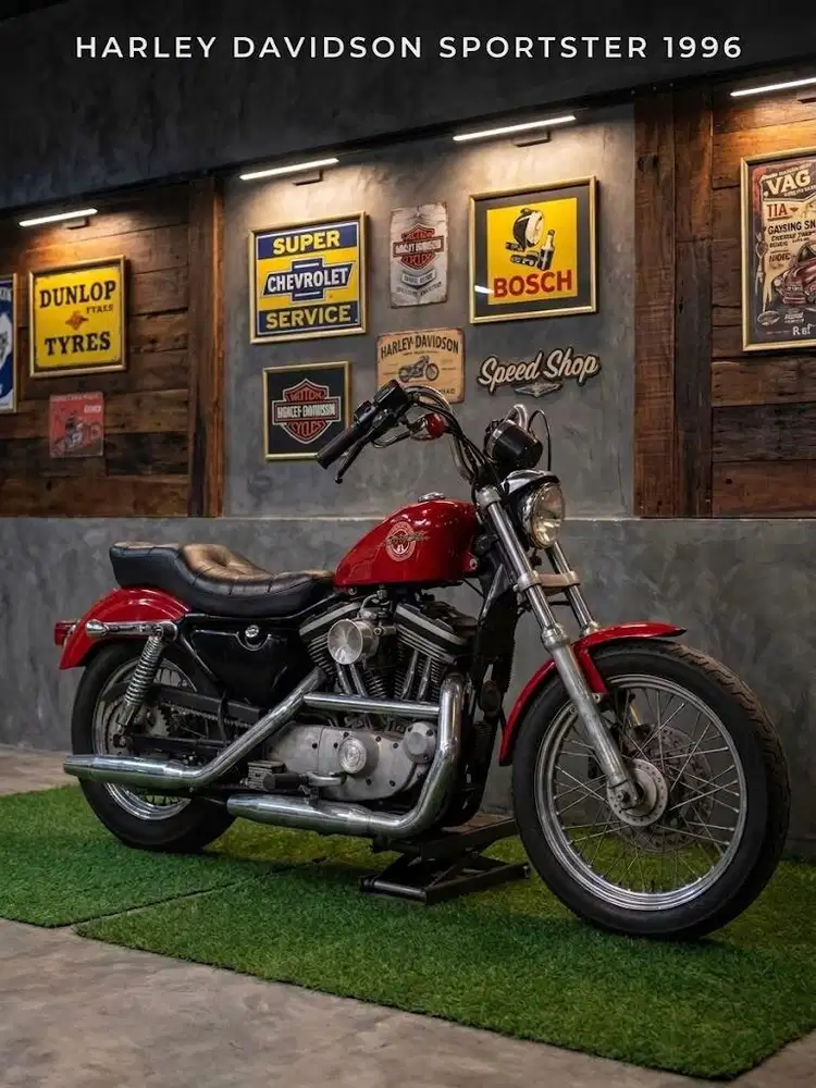 Harley davidson sportster evo sportster karbu 883 xl883 istimewa