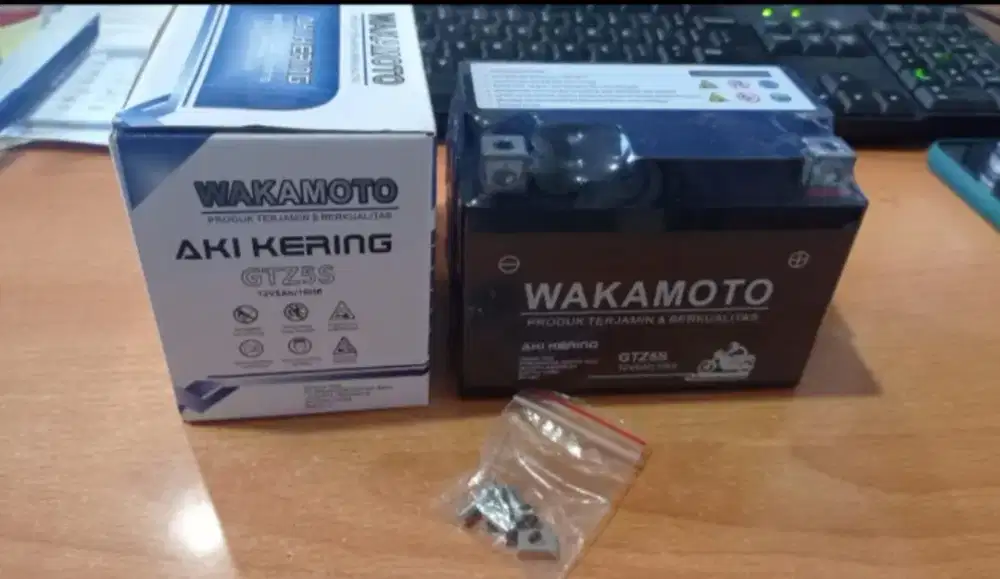 Jual aki kering motor merek wakamoto