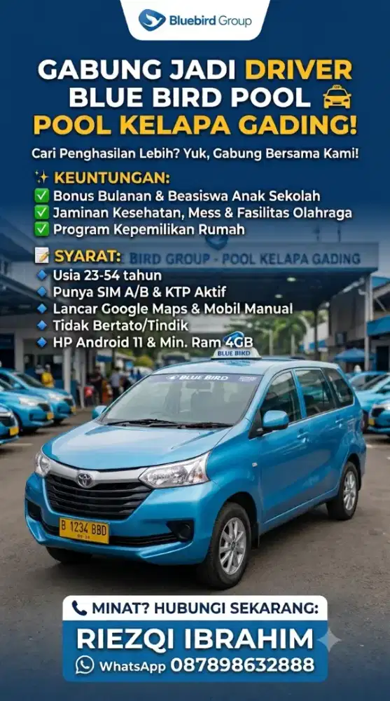 Lowongan Driver Bluebird