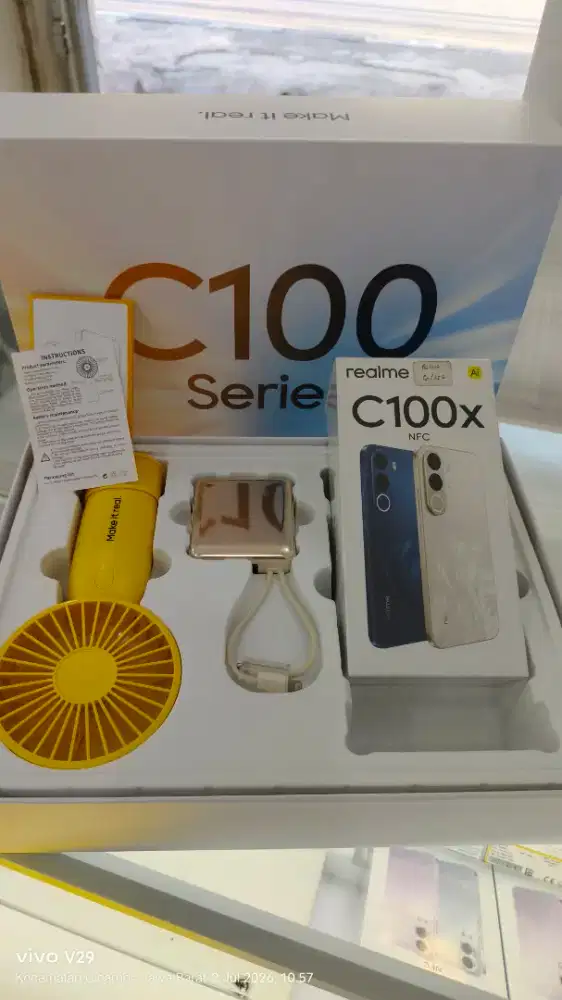 Realme C100X 6+12/128gb NFC 8000Maah baru spesial promo