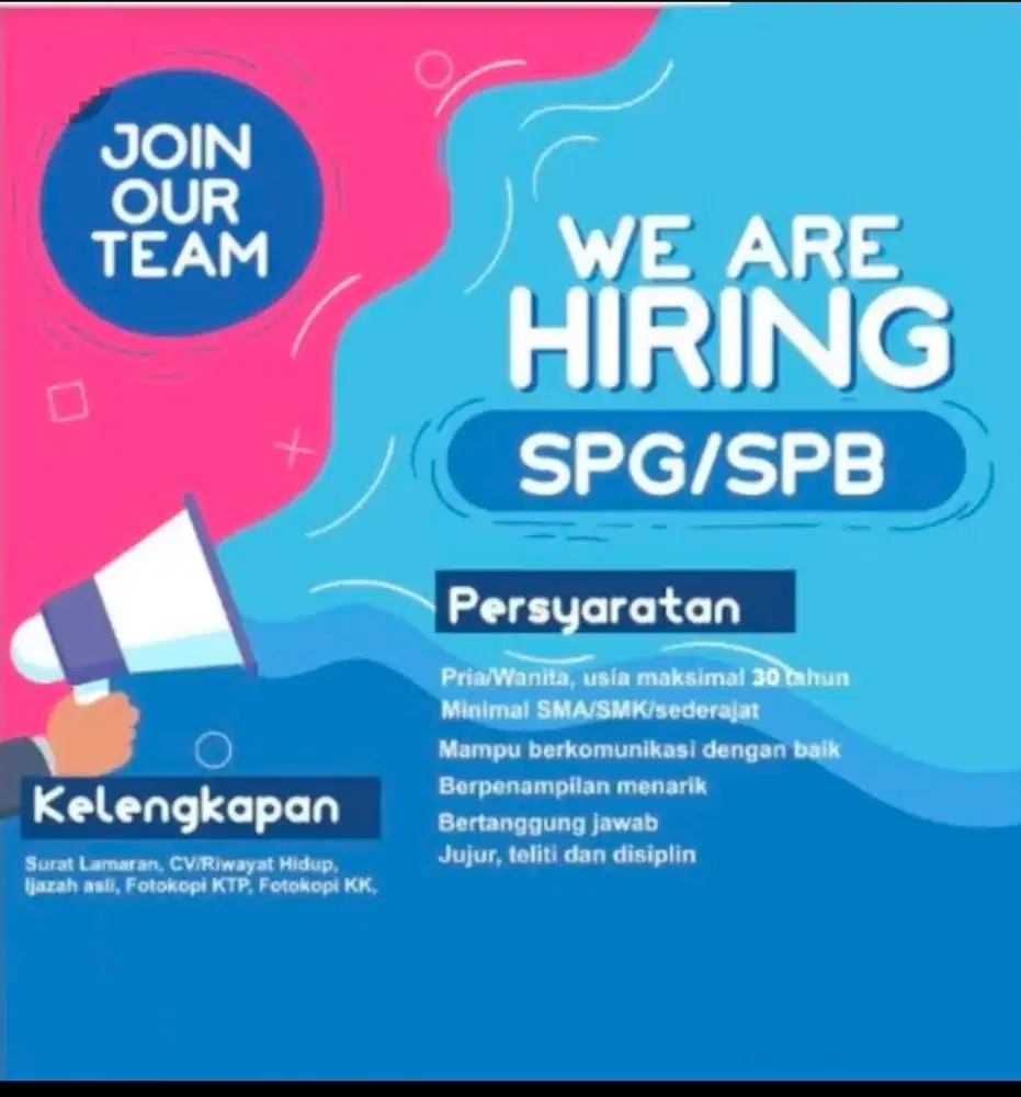 Dibutuhkan segera