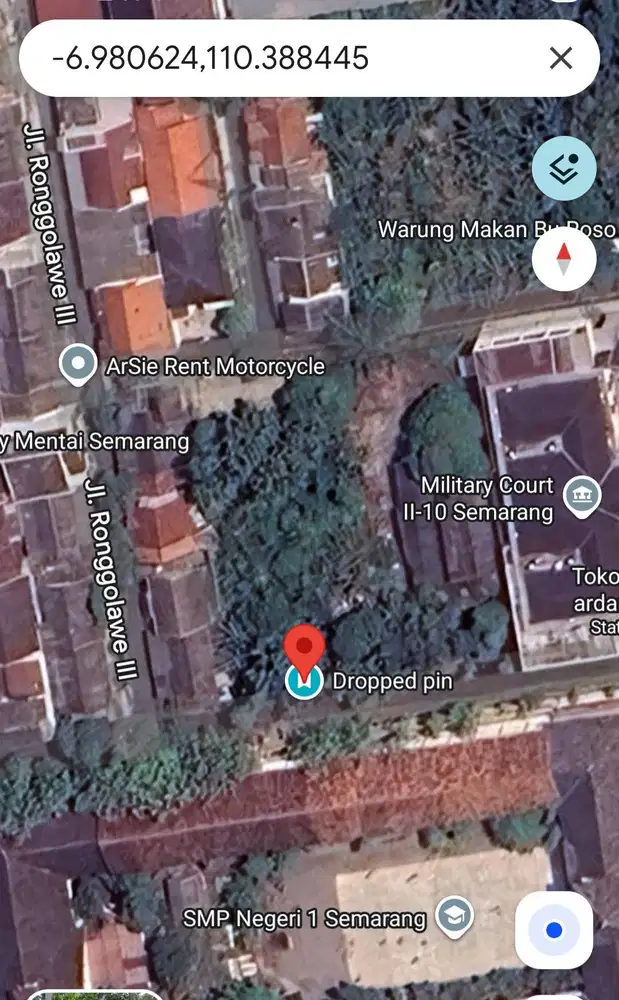 Dijual tanah pekarangan Semarang Barat