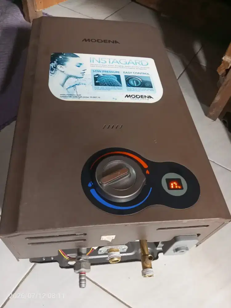 Water heater gasbekas