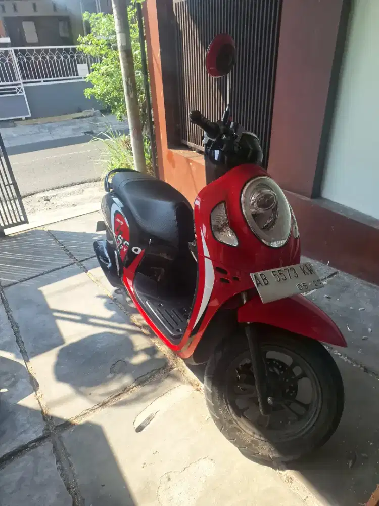 Scoopy Sporty Merah Milik Pribadi