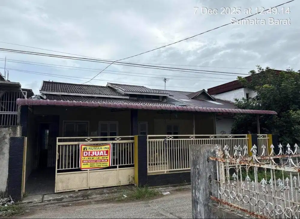 Dijual Rumah Kos 9 Kamar di Padang Kota, Gurun Laweh