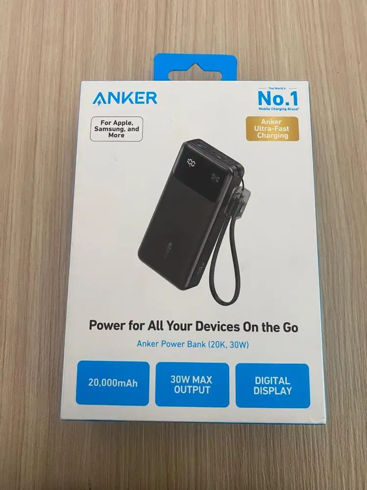 powerbank anker zolo 20000mah 30watt