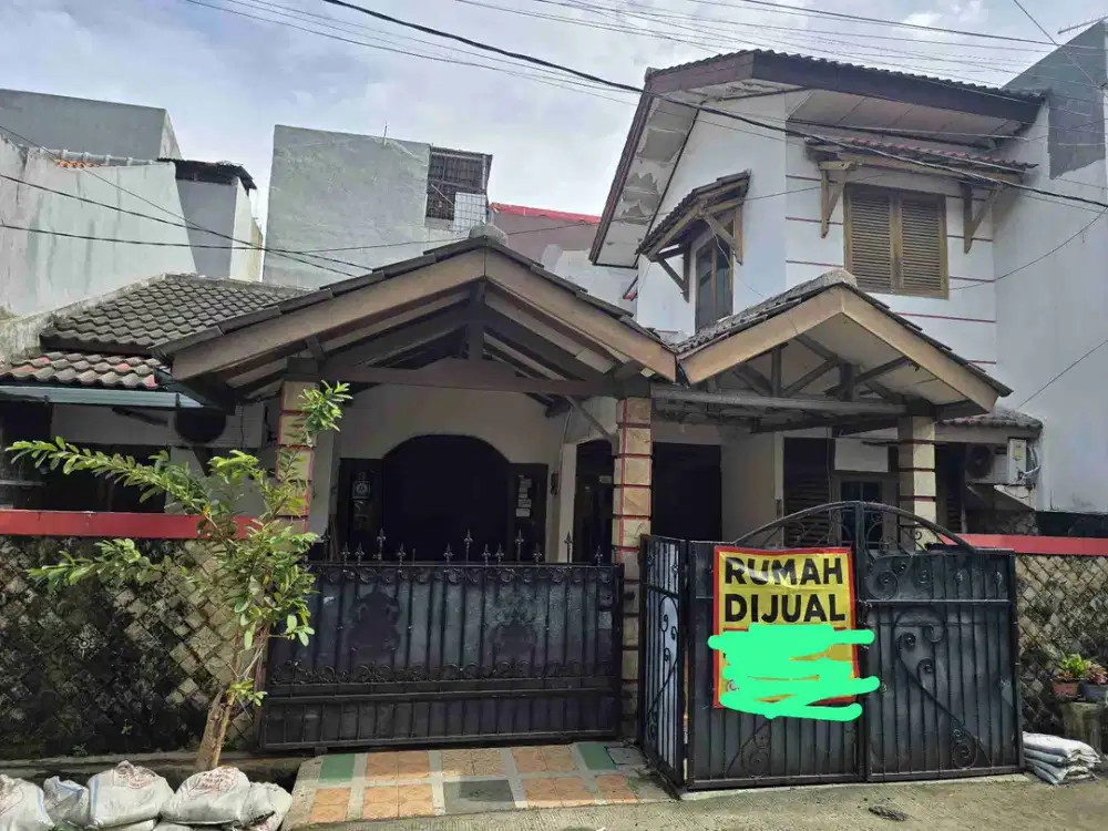 Dijual cepat rumah di pondok pekayon indah,bekasi selatan
