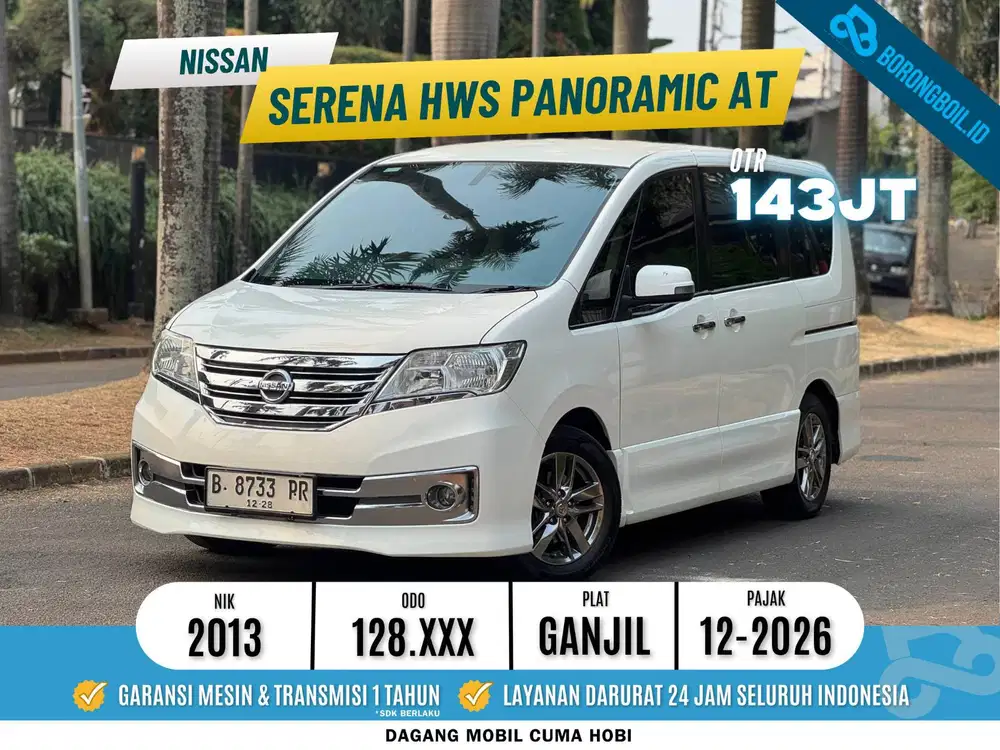 FULL RECORDS! NISSAN SERENA HWS PANORAMIC AT 2013